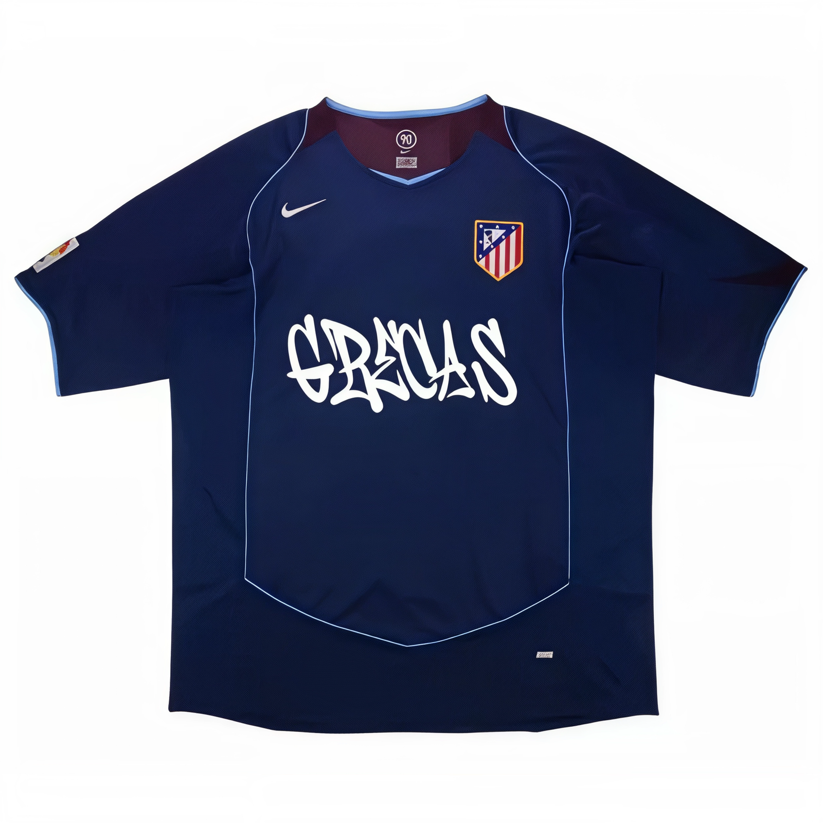 Atlético de Madrid x Grecas camiseta